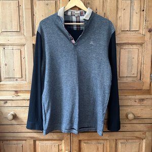 Men's Burberry Britt  (US L / XL) Longsleeve Collared Shirt